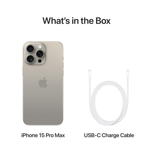 Apple iPhone 15 Pro Max (512 GB) - Natural Titanium - Image 2