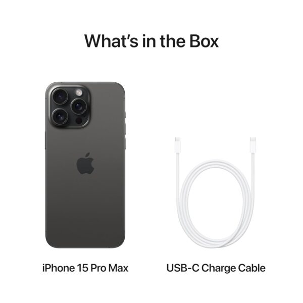 Apple iPhone 15 Pro Max (256 GB) - Black Titanium - Image 2