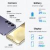 Samsung Galaxy S24 5G AI Smartphone (Amber Yellow, 8GB, 256GB Storage) - Image 2
