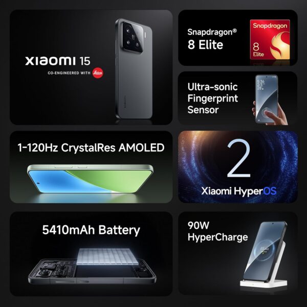 Xiaomi 15 (Black, 12GB RAM, 512GB Storage) - Image 7